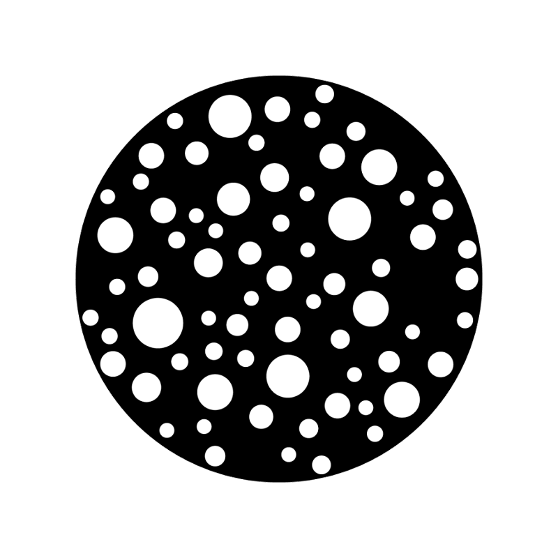 Metal Gobo Aimless Dots - Best Gradient Photos in Mobile